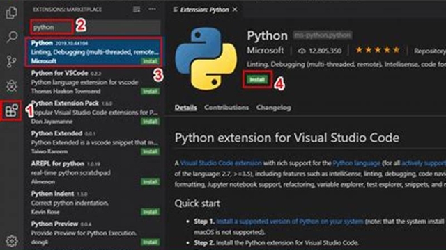 Cara Install Python di Visual Studio Code
