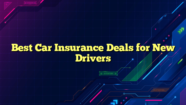 Best Car Insurance Deals for New Drivers