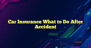 Car Insurance What to Do After Accident