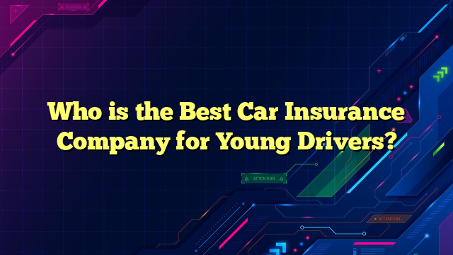 Who is the Best Car Insurance Company for Young Drivers?