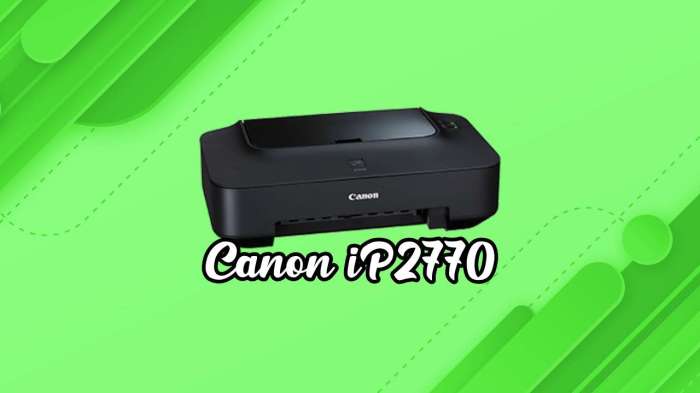Cara instal printer canon ip2770 tanpa cd