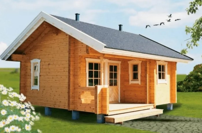 Rumah kayu minimalis