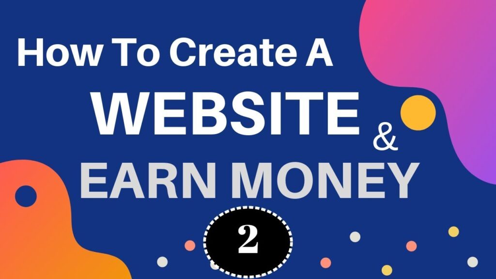 Create website make money