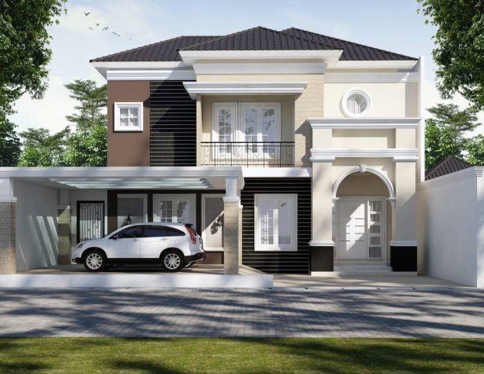 Desain rumah minimalis elegan